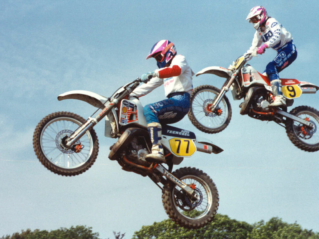 Motocross Arno Pantilla et Jacky Martens 1989